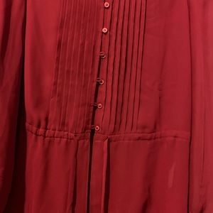 A perfect for Fall lovely red blouse